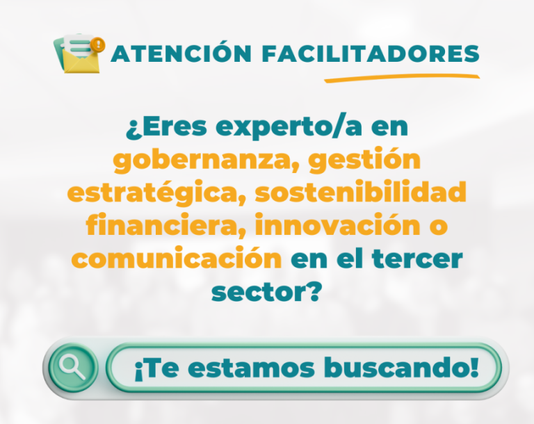 ¡Buscamos facilitadores!