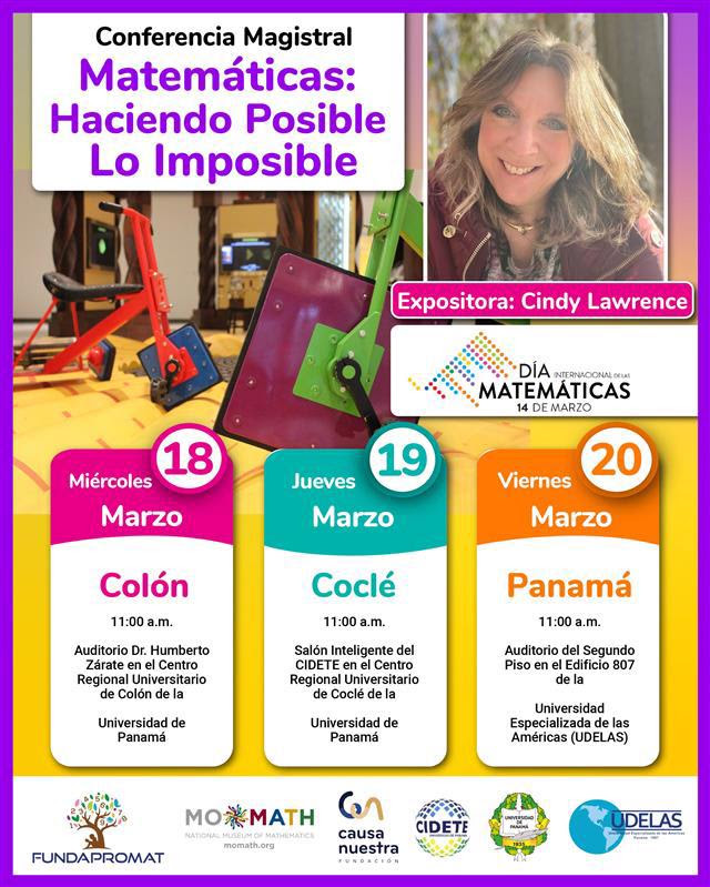 FUNDAPROMAT invita a la conferencia magistral «Matemáticas: Haciendo Posible Lo Imposible»