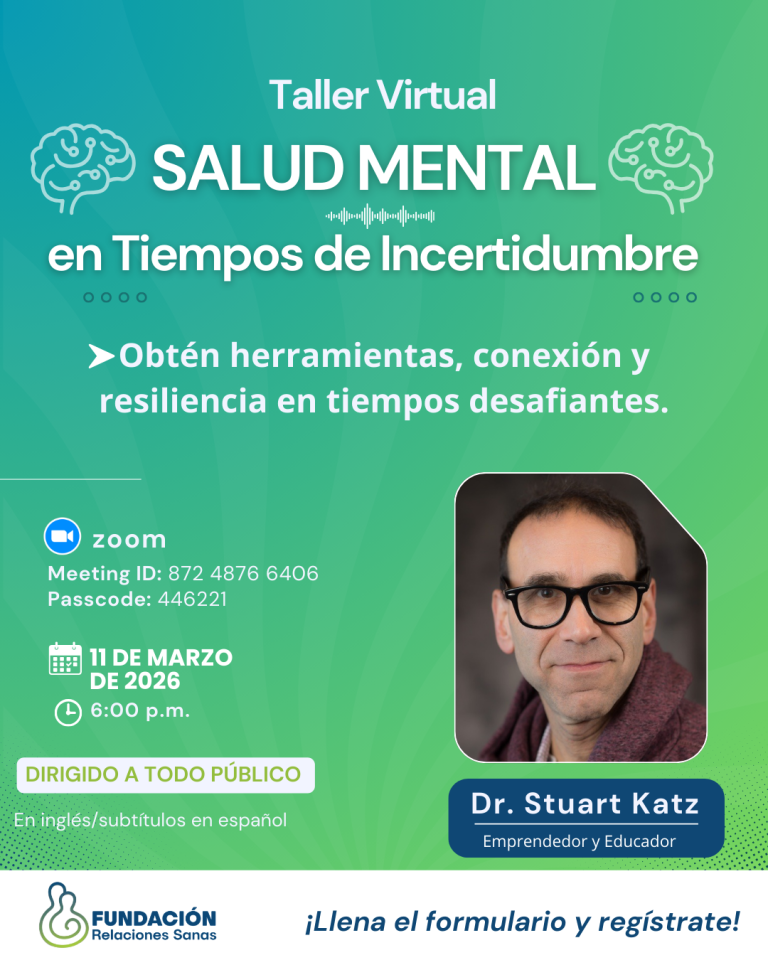 Fundación Relaciones Sanas impulsa iniciativas para el bienestar emocional durante el mes de marzo