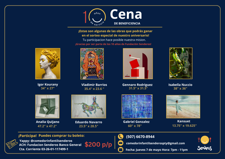 Cena Benéfica Anual de la Fundación Comedor Infantil Senderos