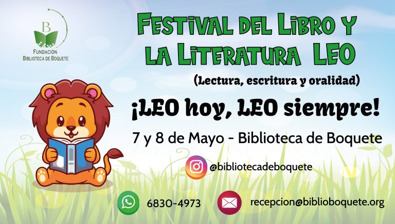 Festival de Literatura infantil y juvenil LEO, Lectura, Escritura y Oralidad en la Biblioteca de Boquete