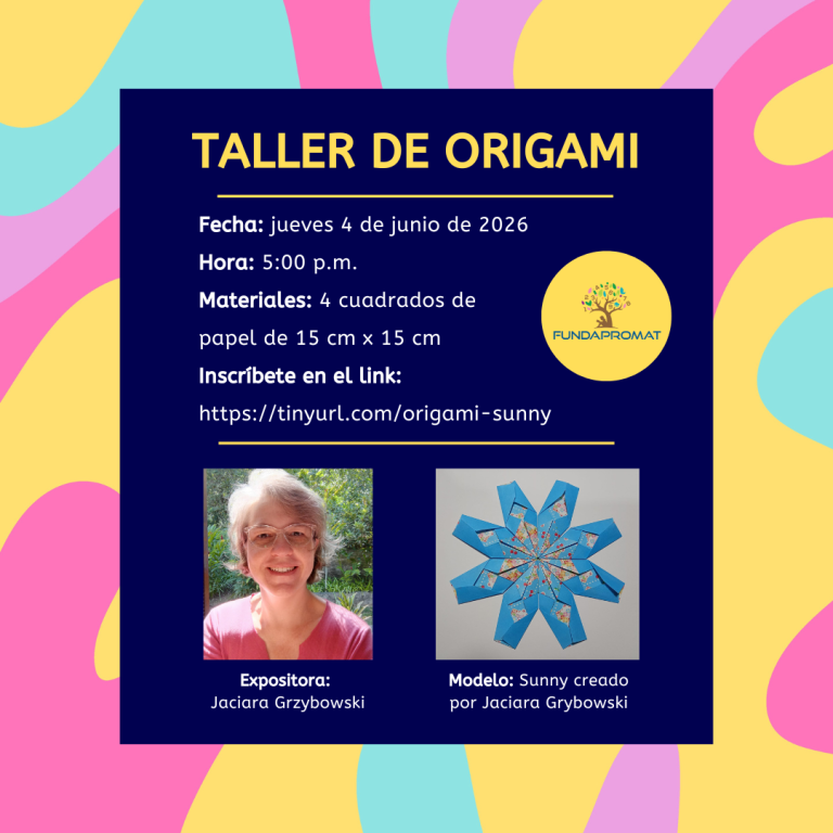 Taller Virtual de Origami de FUNDAPROMAT #119