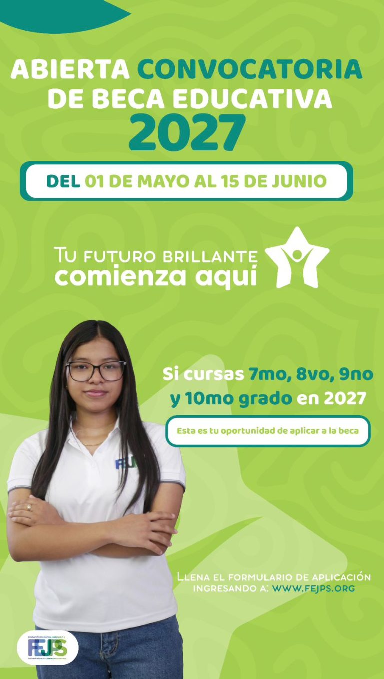 Convocatorias abiertas para las becas 2027 de Fundación Educativa Juan Pablo II