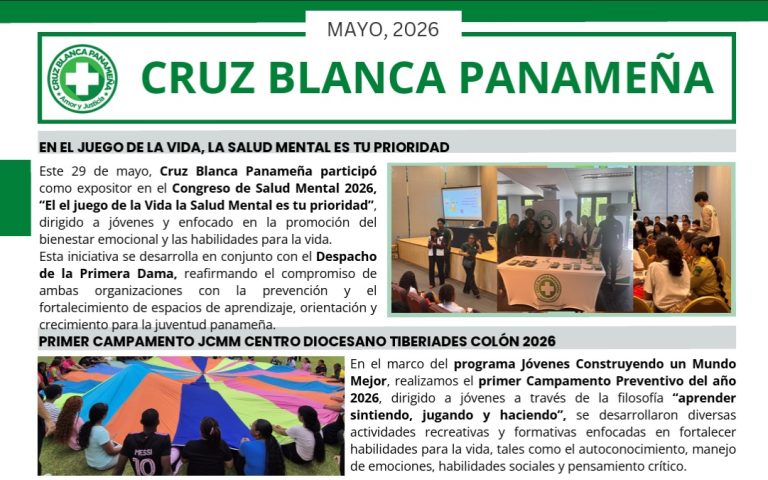 ¡Boletín de Cruz Blanca de mayo!
