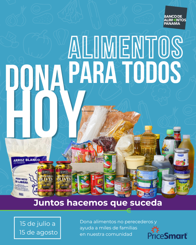 Banco de Alimentos Panamá y PriceSmart unen esfuerzos por cuarto año consecutivo con la campaña “Alimentos Para Todos”
