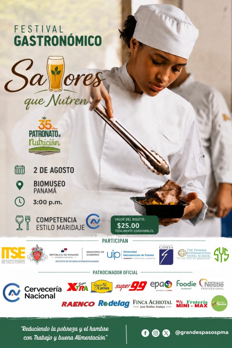El Patronato de Nutrición los invita al Festival Gastronómico 2026 “Sabores que Nutren”