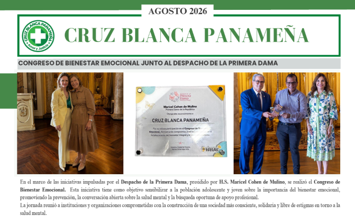 La Cruz Blanca Panameña fortalece su trabajo durante agosto