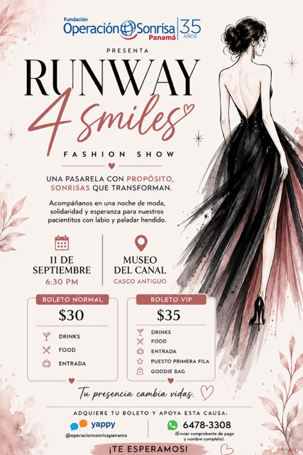 Operación Sonrisa les invita a sus próximos eventos