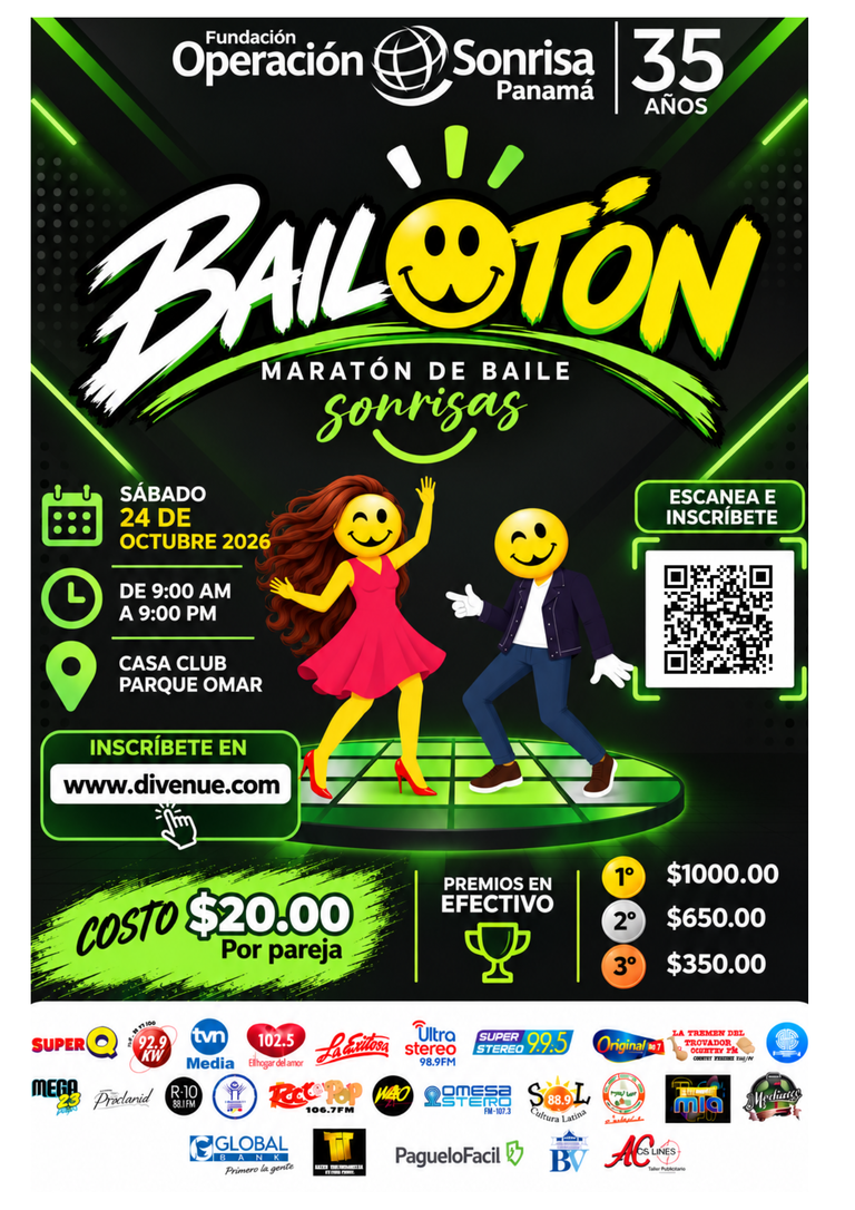 Participa del Bailotón de Operación Sonrisa